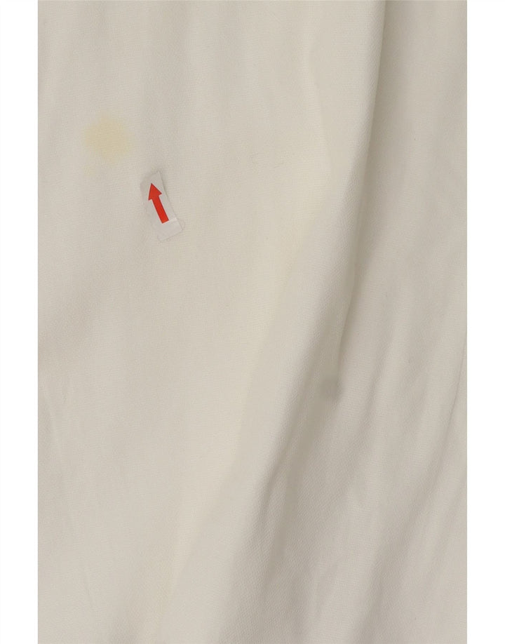 Massimo Dutti Mens Shirt Large White Cotton