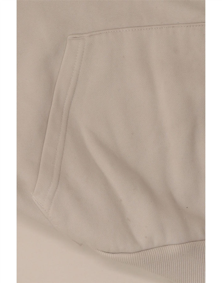 Puma Mens Graphic Hoodie Jumper Medium White Cotton