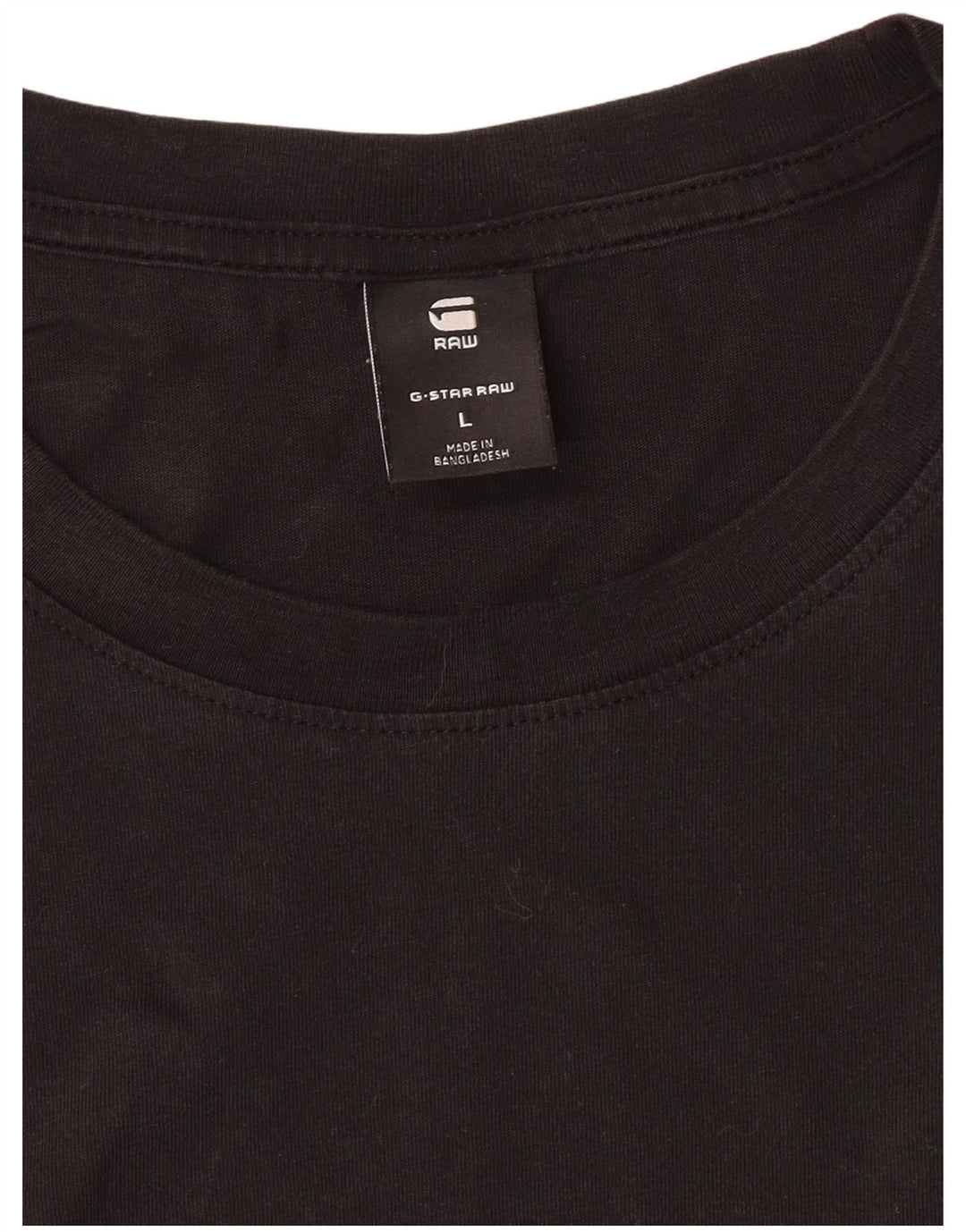 G-Star Mens T-Shirt Top Large Black