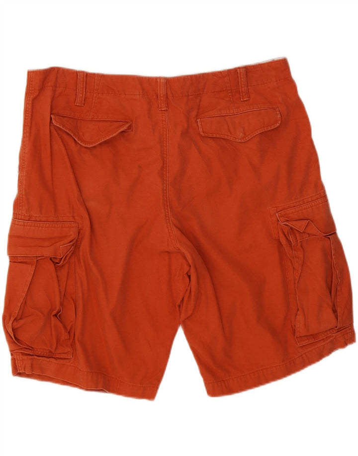 EDDIE BAUER Mens Cargo Shorts W40 XL Orange Cotton Vintage Eddie Bauer and Second-Hand Eddie Bauer from Messina Hembry 