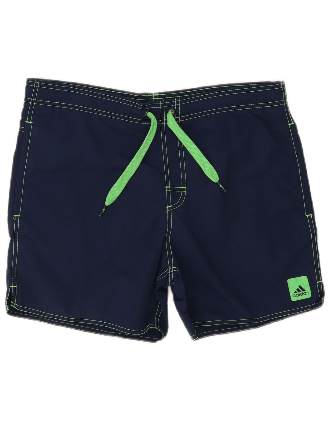 Adidas Mens Swimming Shorts Small Navy Blue Polyester