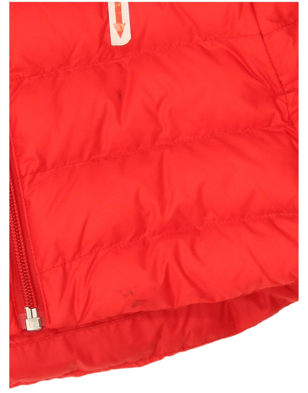 Adidas Womens Hooded Padded Jacket UK 8 Small Red Polyamide
