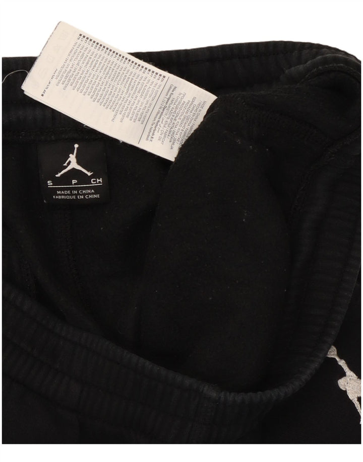 Jordan Mens Tracksuit Trousers Small  Black Cotton
