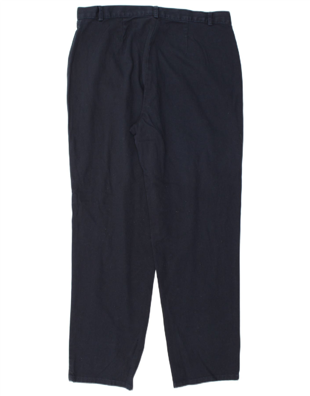 DOCKERS Womens High Waist Casual Trousers US 16 2XL W34 L30 Navy Blue