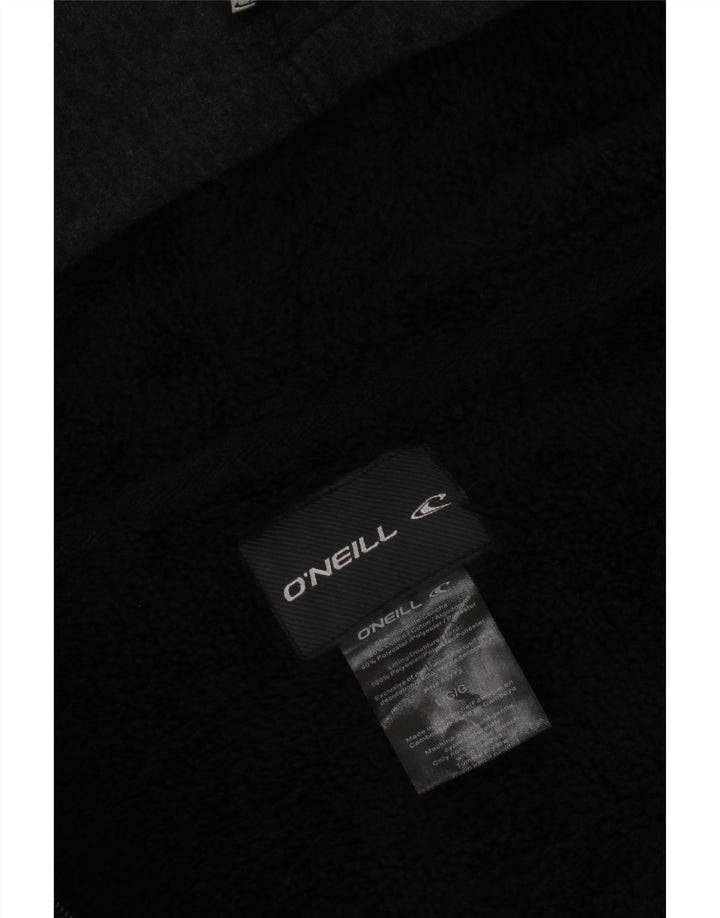 O'Neill Mens Zip Hoodie Sweater Large Grey Cotton