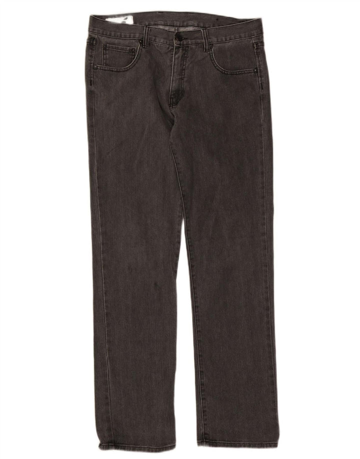 Element Mens Straight Jeans W34 L33 Grey Cotton