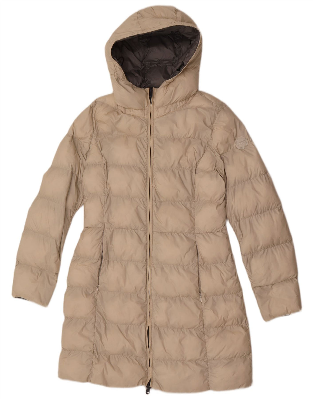 Colmar Womens Hooded Padded Coat IT 42 Medium White Polyamide