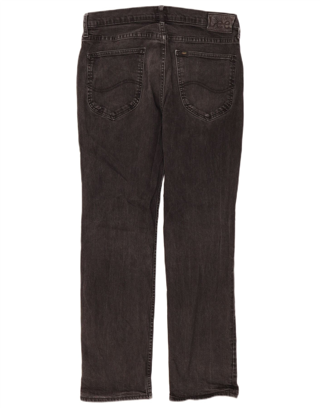 Lee Mens Blake Straight Jeans W33 L30 Grey Cotton