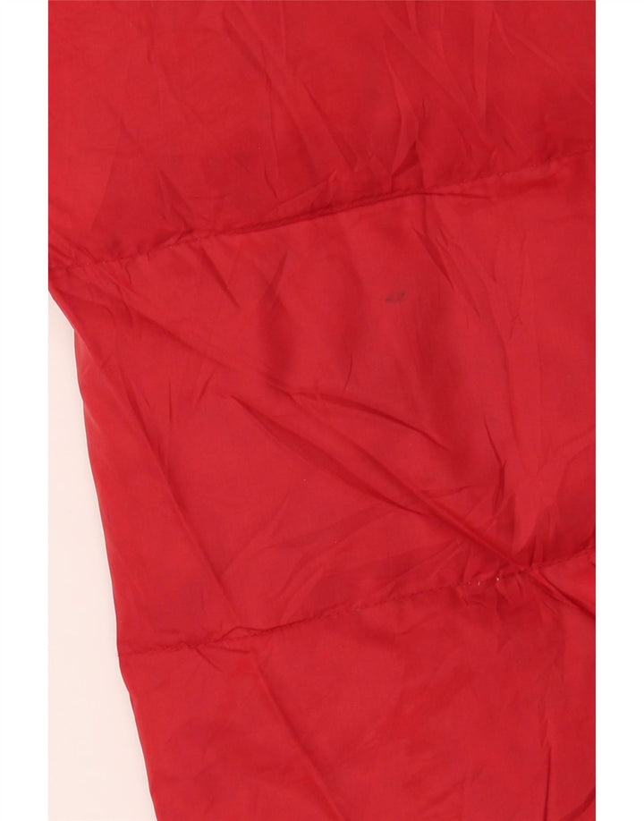 Eddie Bauer Womens Padded Jacket UK 16 Large Red Polyester