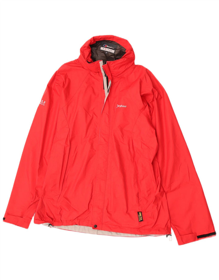 Berghaus Boys Hooded Rain Jacket 13-14 Years Red Nylon
