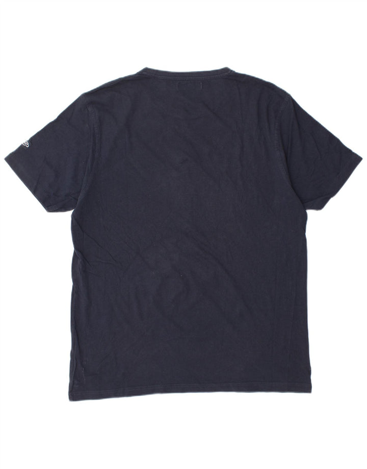 RENATO BALESTRA Womens T-Shirt Top 2XL Navy Blue Cotton