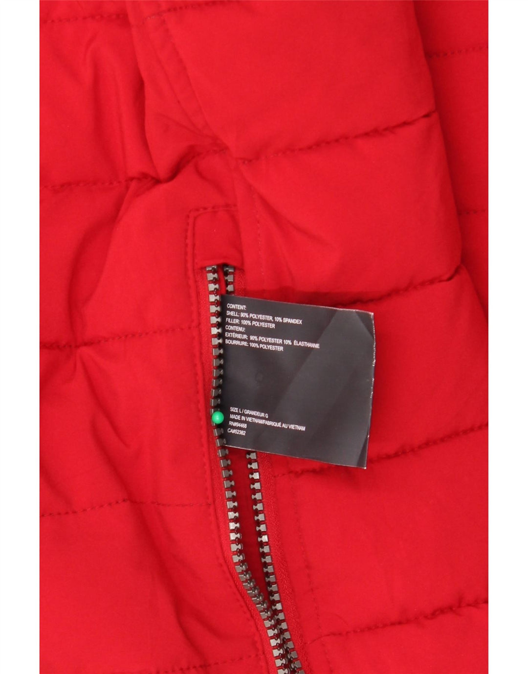 NAUTICA Mens Reversible Padded Jacket UK 40 Large Black Camouflage