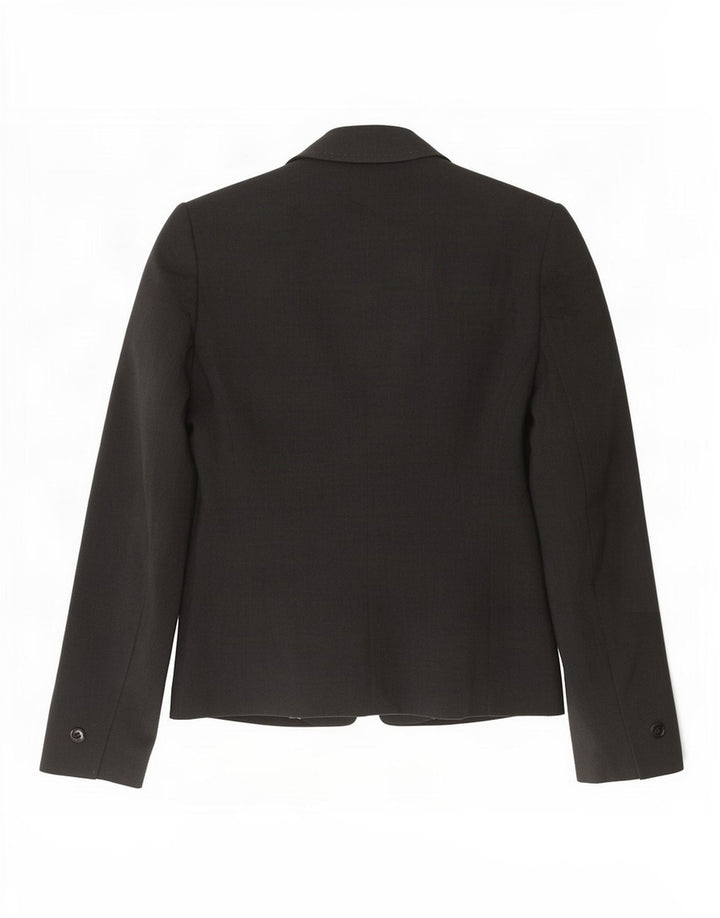 Marks & Spencer Womens Petite 3 Button Blazer Jacket UK 8 Small Grey