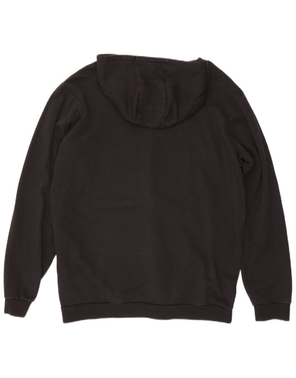 Adidas Mens Hoodie Jumper 2XL Black Cotton