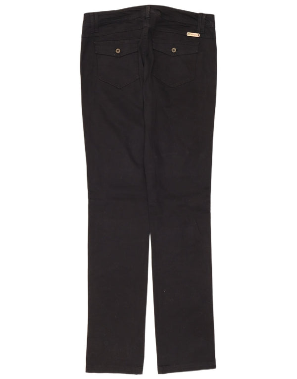 CHAMPION Womens Straight Casual Trousers Medium W30 L34 Black Cotton