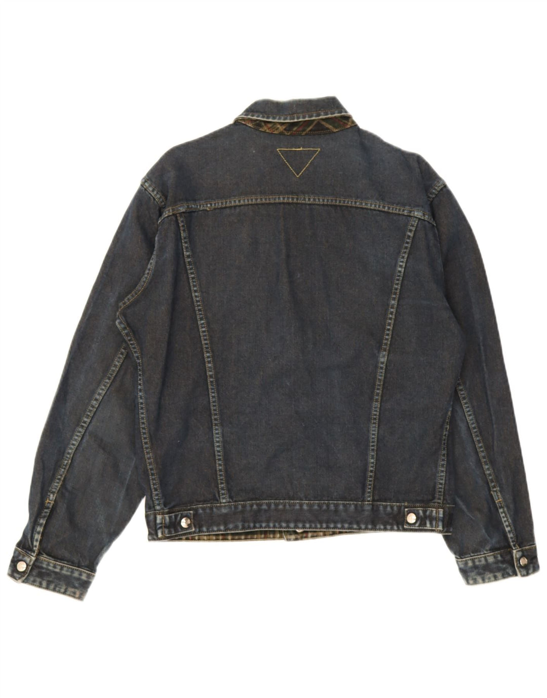 Meltin' Pot Mens Denim Jacket UK 36 Small Navy Blue