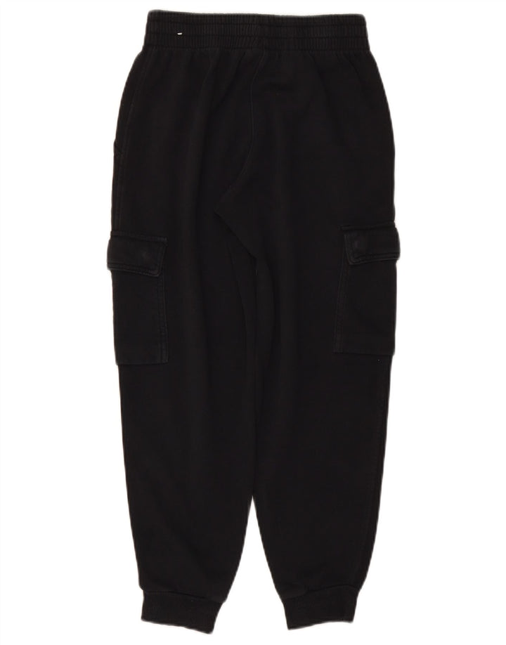 NIKE Boys Cargo Tracksuit Trousers Joggers 10-11 Years Medium Black Cotton