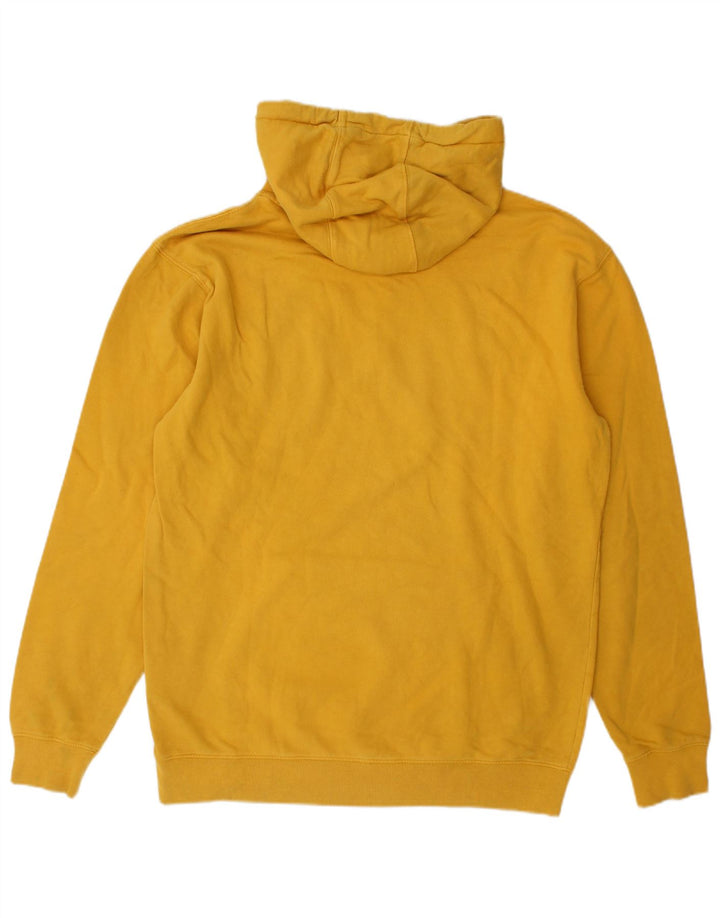 Vans Mens Graphic Hoodie Jumper Medium Yellow Cotton