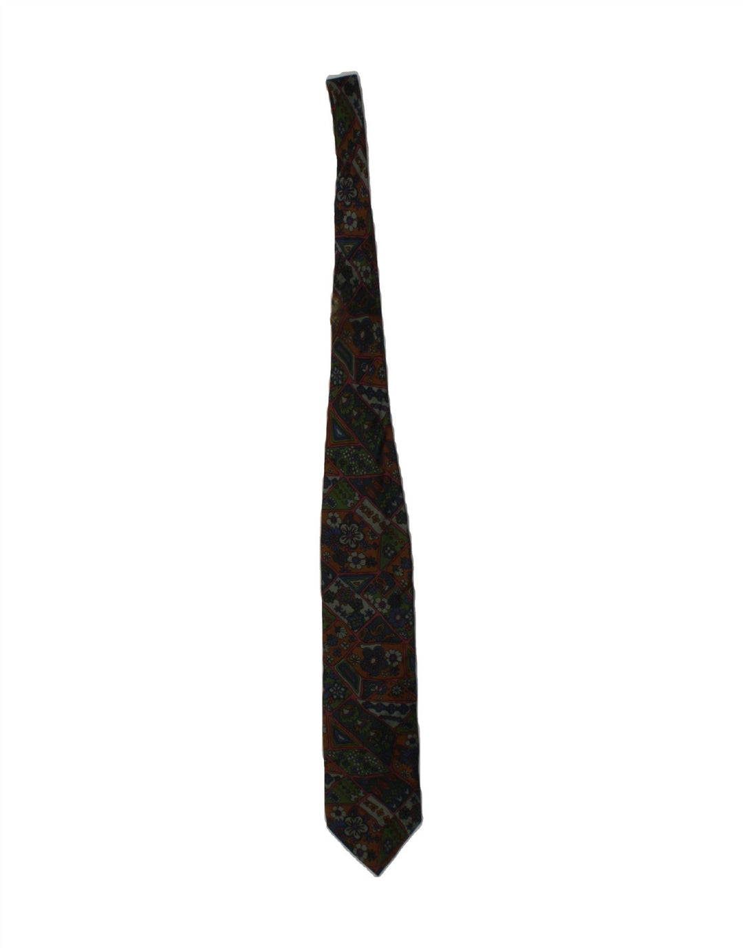 KENZO Mens Tie One Size Multicoloured Floral Silk Vintage Kenzo and Second-Hand Kenzo from Messina Hembry 