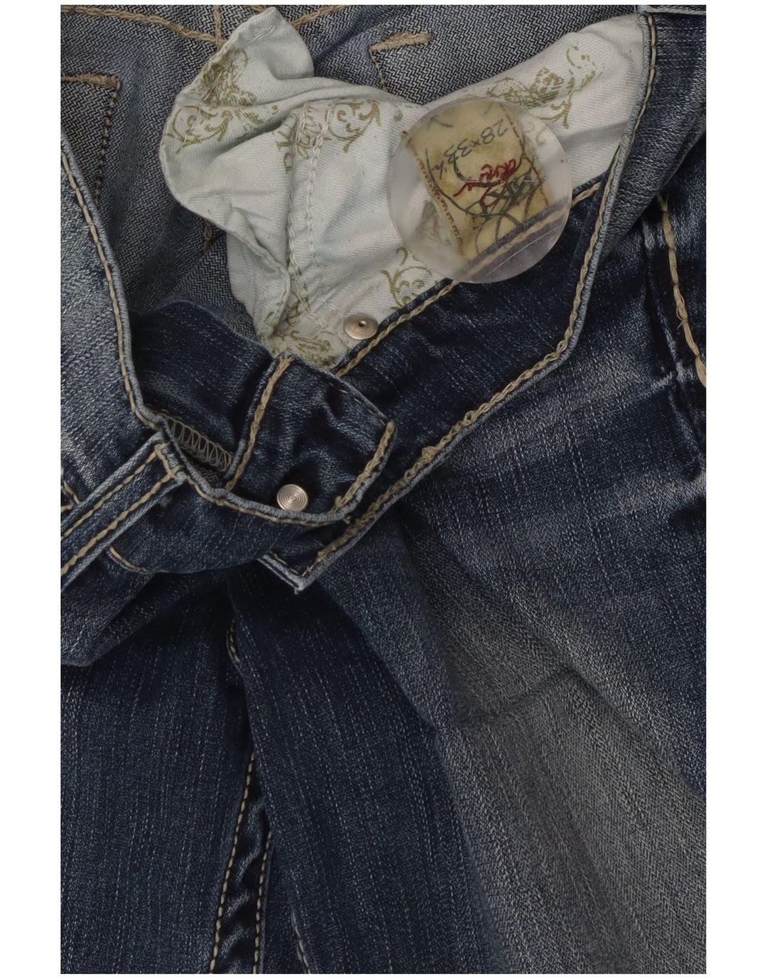 BKE Womens Bootcut Jeans W28 L33 Blue Cotton