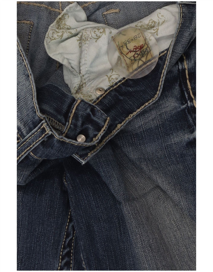 BKE Womens Bootcut Jeans W28 L33 Blue Cotton