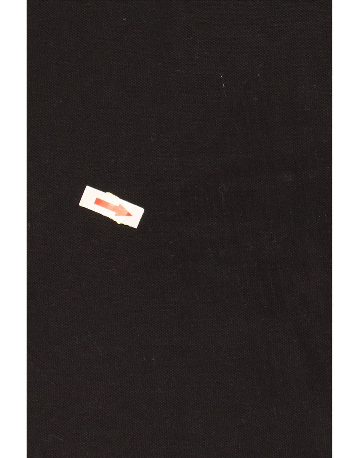 KAPPA Mens Polo Shirt Large Black Cotton