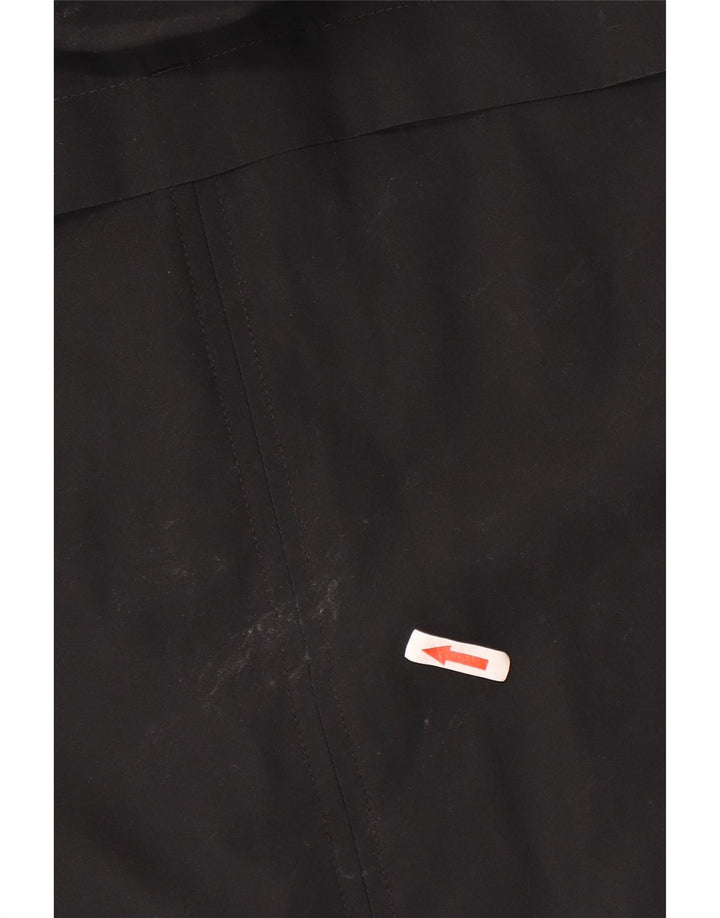 Vans Womens Hooded Raincoat UK 14 Medium Black Polyester