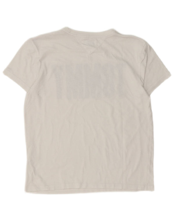 Tommy Hilfiger Mens Graphic T-Shirt Top Medium White
