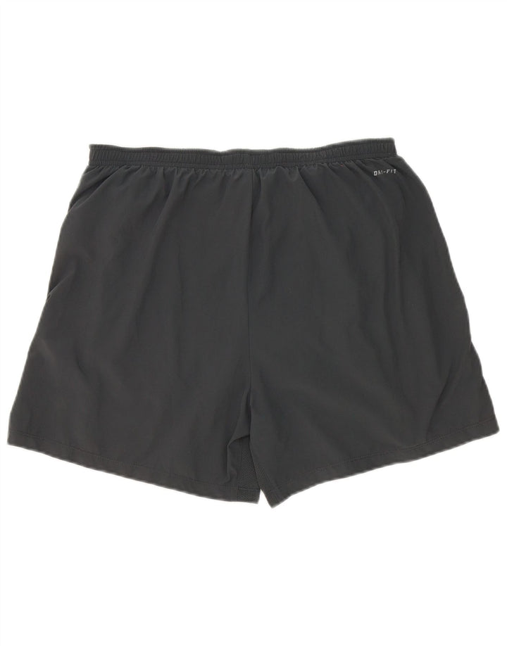 Nike Mens Dri Fit Sport Shorts Medium Grey Colourblock Polyester