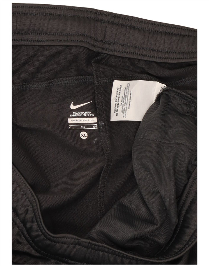 Nike Womens Capri Tracksuit Trousers UK 18 XL  Grey Colourblock Polyester