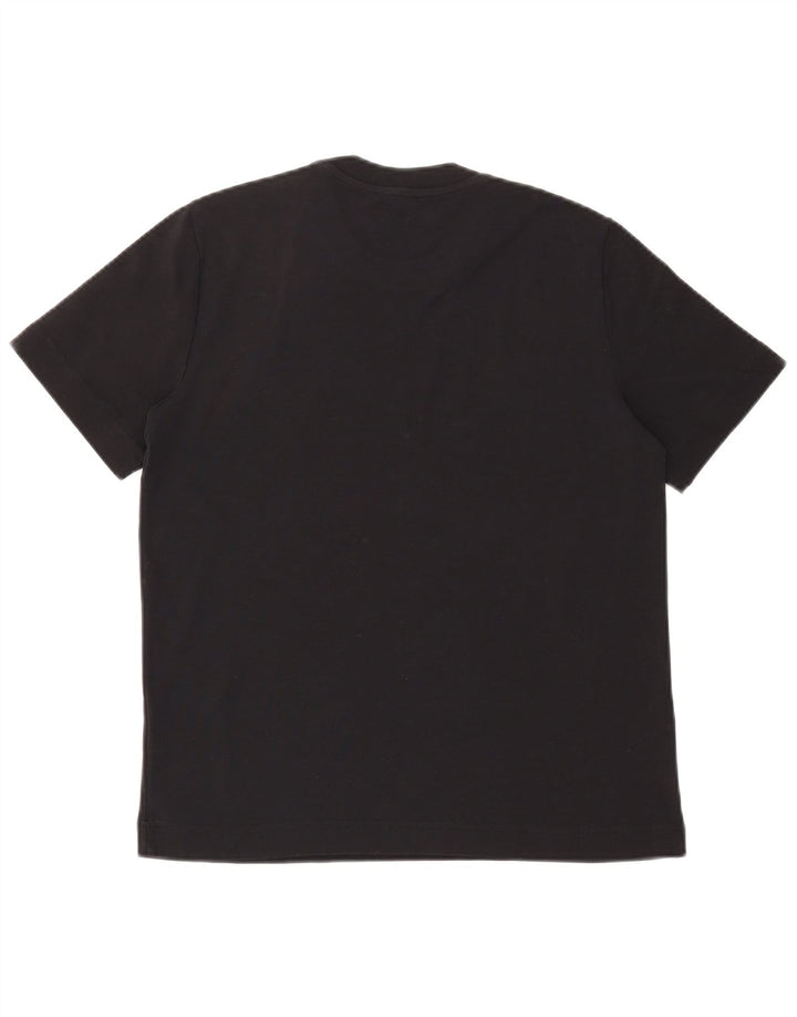 MASSIMO DUTTI Mens T-Shirt Top Medium Black