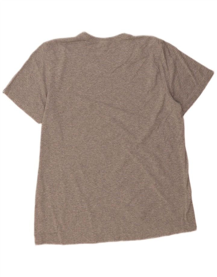 ADIDAS Mens Graphic T-Shirt Top Medium Grey