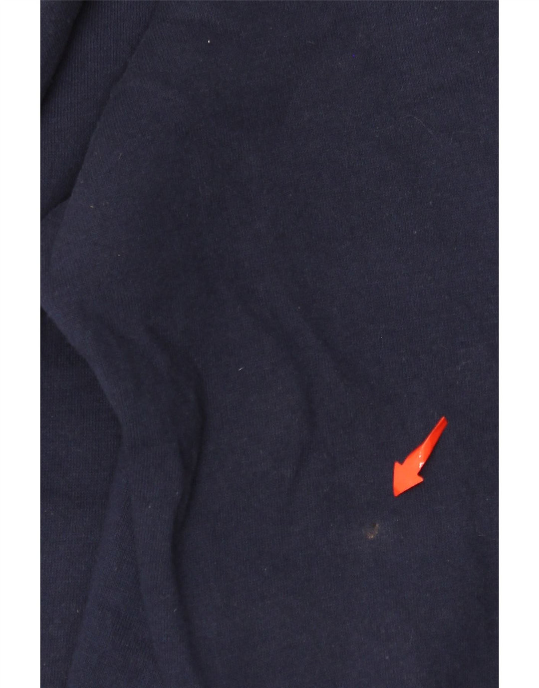 RUSSELL ATHLETIC Mens Dri-Power Zip Hoodie Sweater Large Navy Blue Cotton