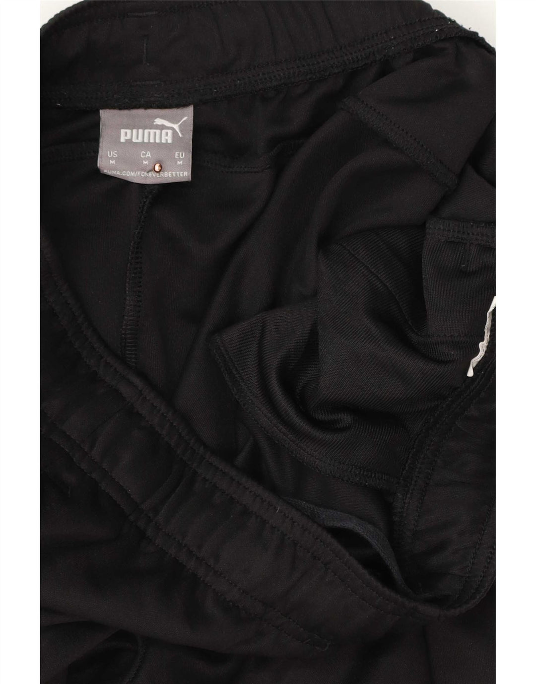 Puma Mens Tracksuit Trousers Medium Black Polyester