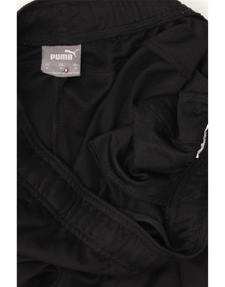 Puma Mens Tracksuit Trousers Medium Black Polyester