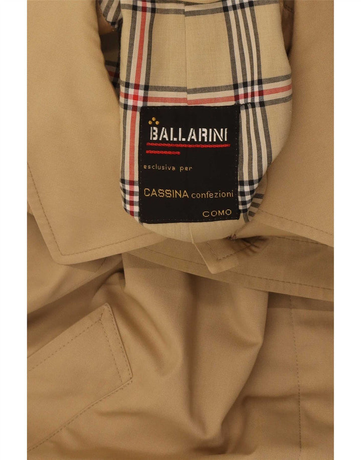 Ballarini Womens Trench Coat IT 47 Large Beige