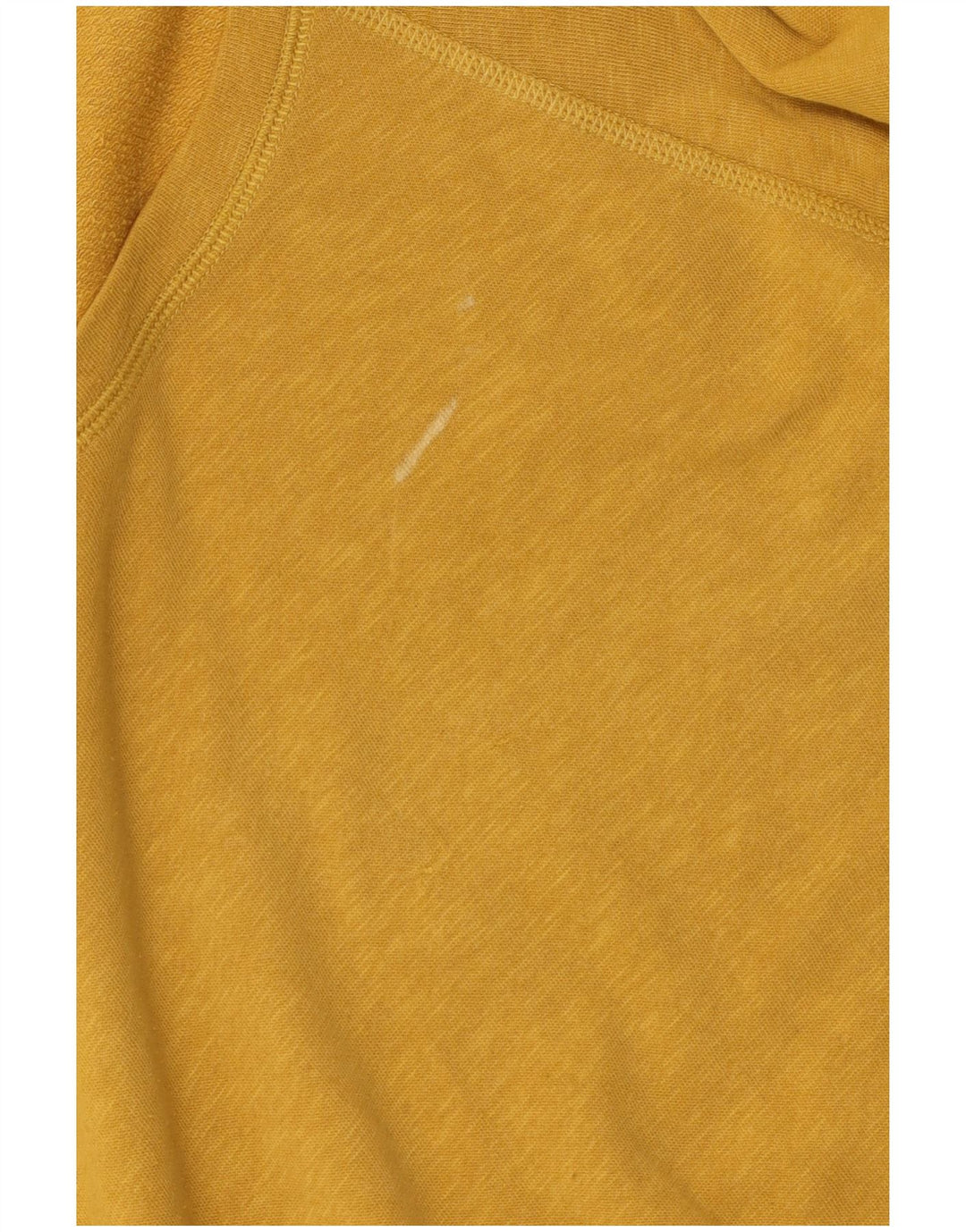 Woolrich Womens Oversized Top Long Sleeve UK 10 Small Yellow Cotton