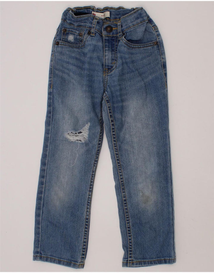 LEVI'S Boys 511 Slim Jeans 4-5 Years W22 L17 Blue Vintage Levi's and Second-Hand Levi's from Messina Hembry 