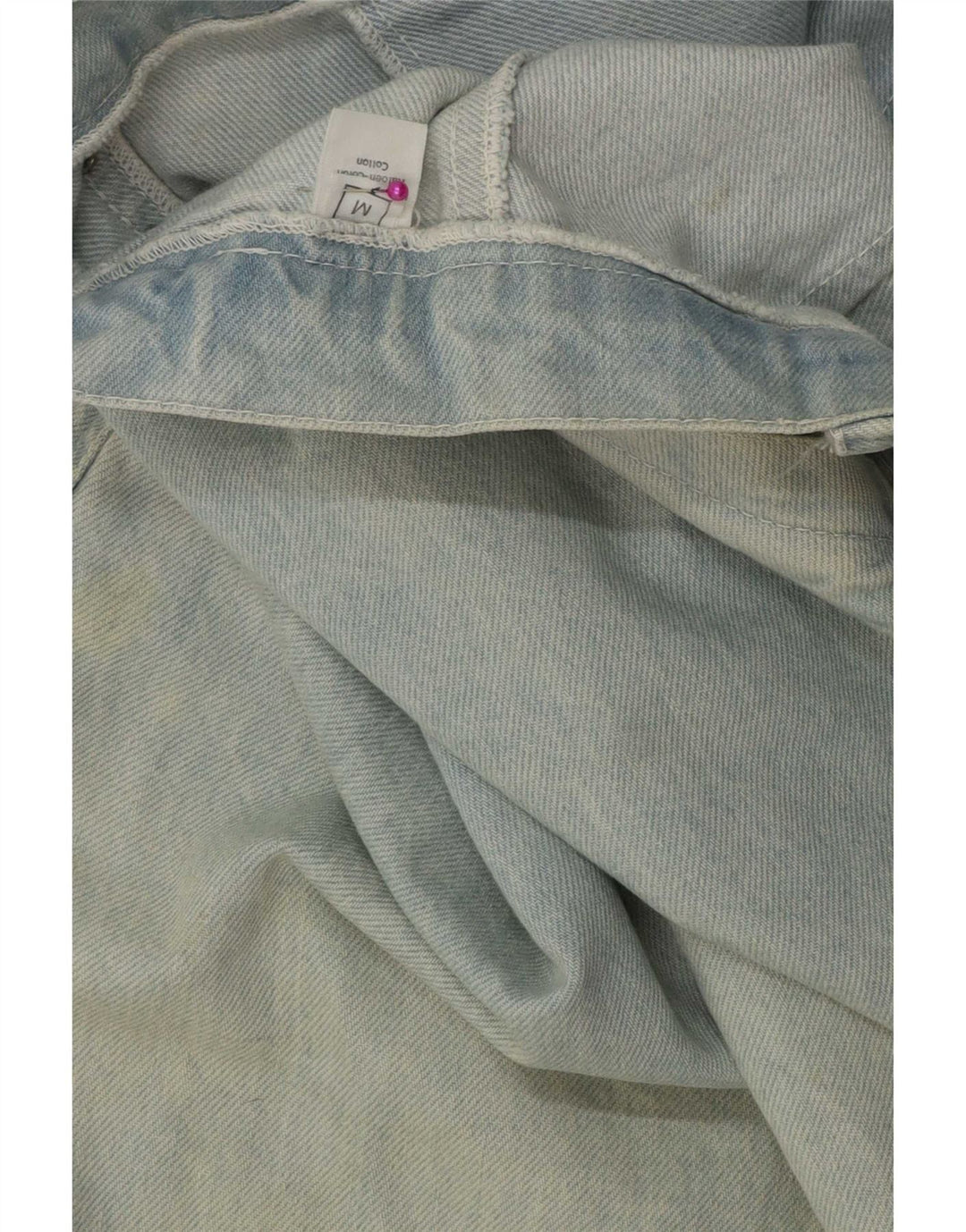 Vintage Womens Denim Skirt Medium W28 Blue Cotton