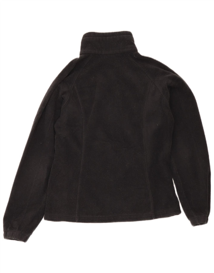 Columbia Womens Fleece Jacket UK 12 Medium Black Polyester