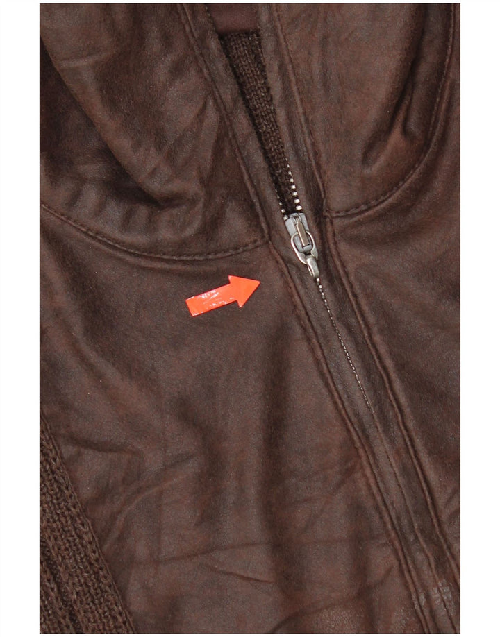 Ashwell Mens Cardigan Sweater IT 50 Medium Brown New Wool
