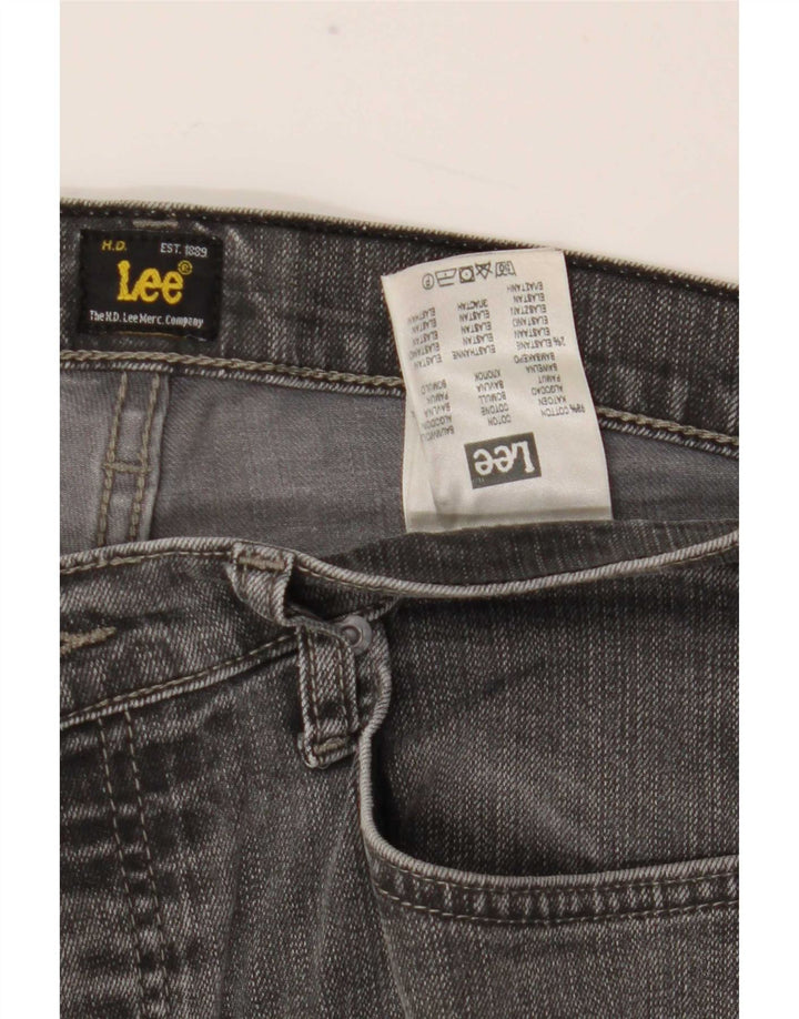 Lee Mens Powell Straight Jeans W34 L30 Grey Cotton