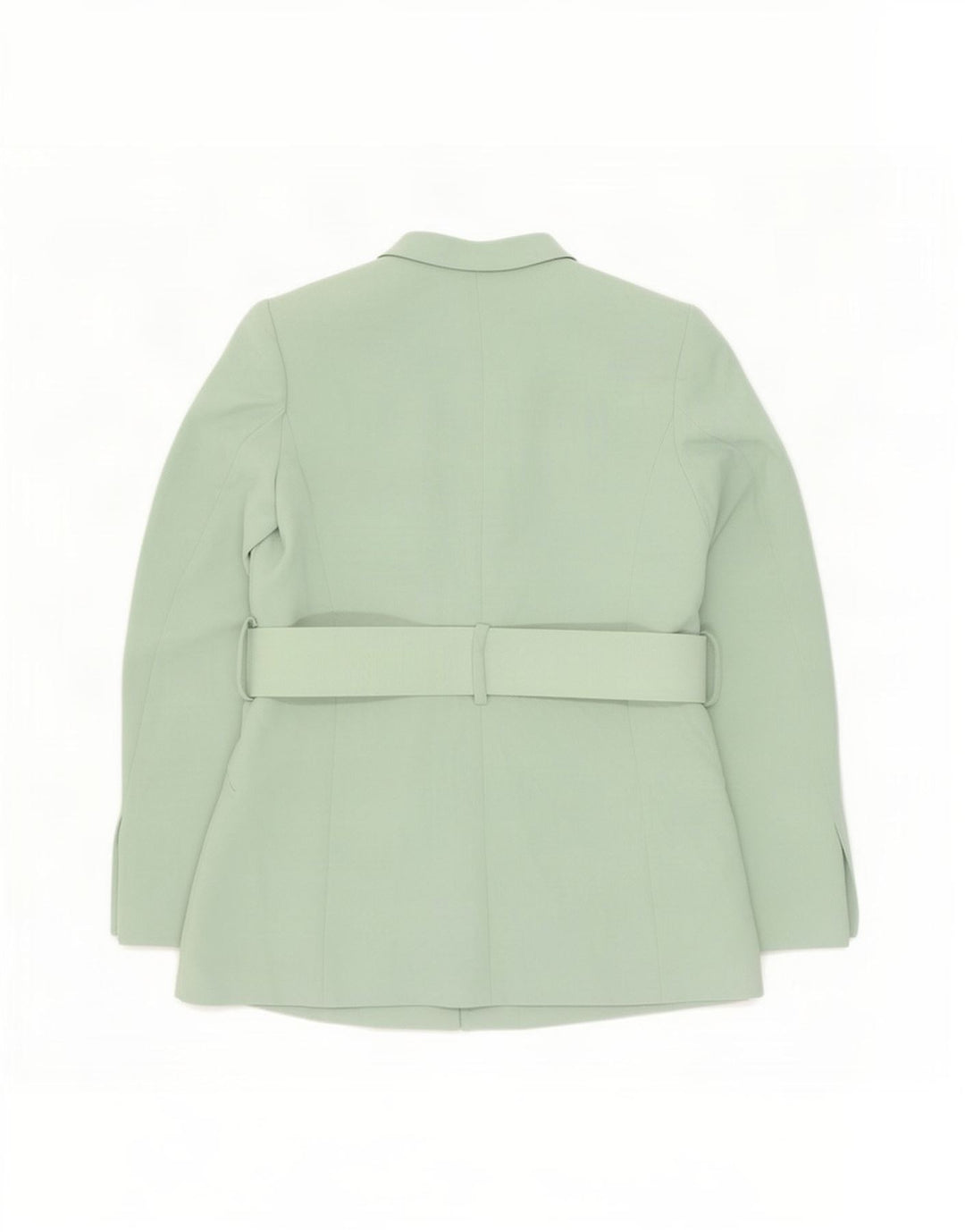 Zara Womens Blazer Jacket UK 14 Medium Green Polyester