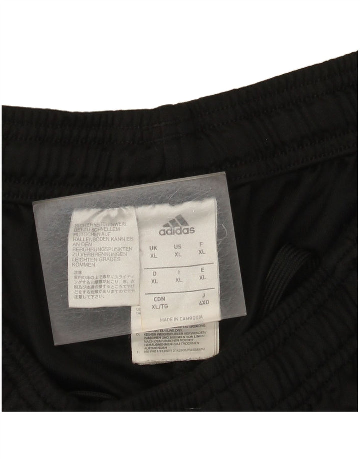 Adidas Mens Climalite Tracksuit Trousers XL Black Polyester