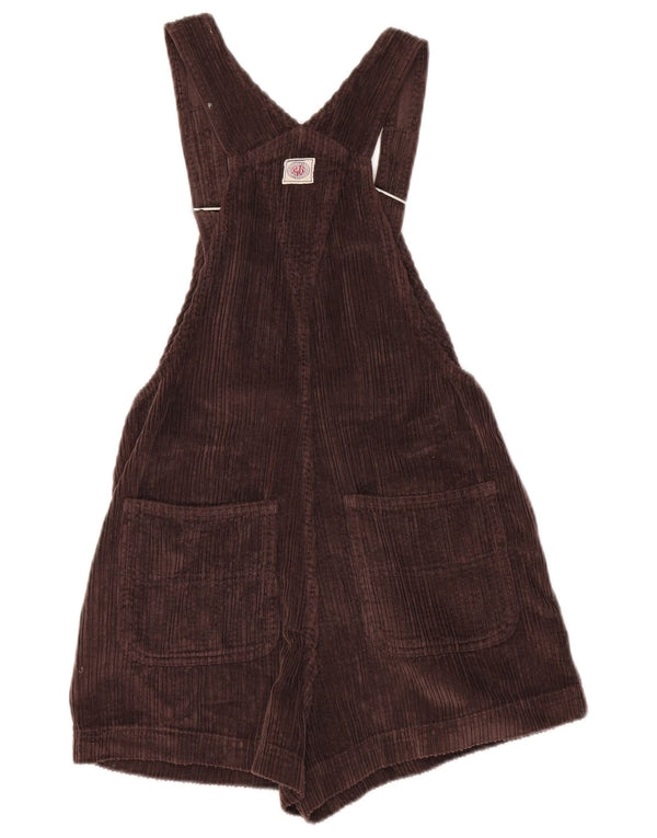 Replay Womens Dungarees Corduroy Shorts Small W28  Brown Cotton