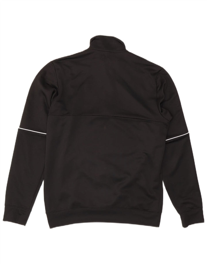 Adidas Mens Aeroready Zip Neck Sweatshirt Jumper Medium Black Polyester