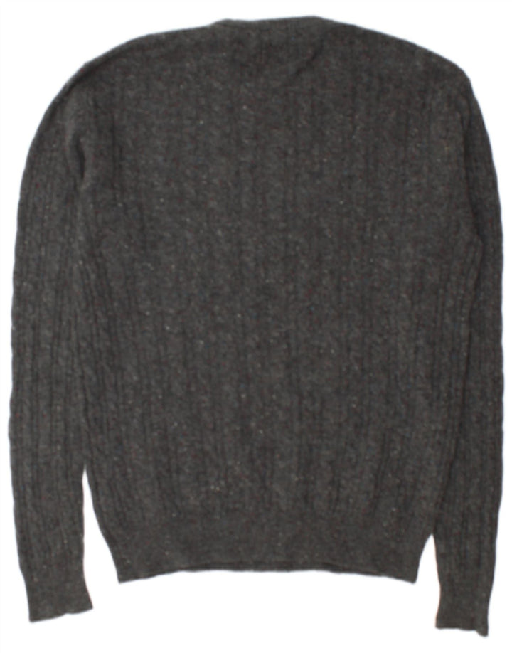 Jack Wills Mens The Marlow Crew Neck Jumper Sweater Medium Grey Flecked