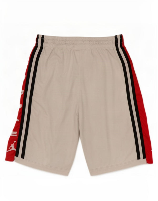 Jordan Mens Graphic Sport Shorts Medium White Colourblock Polyester