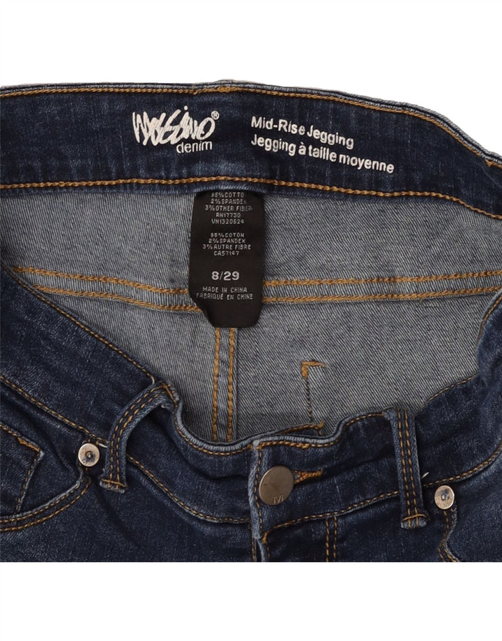 MOSSIMO Womens Mid Rise Denim Shorts US 8 Medium W29  Blue Cotton Vintage Mossimo and Second-Hand Mossimo from Messina Hembry 