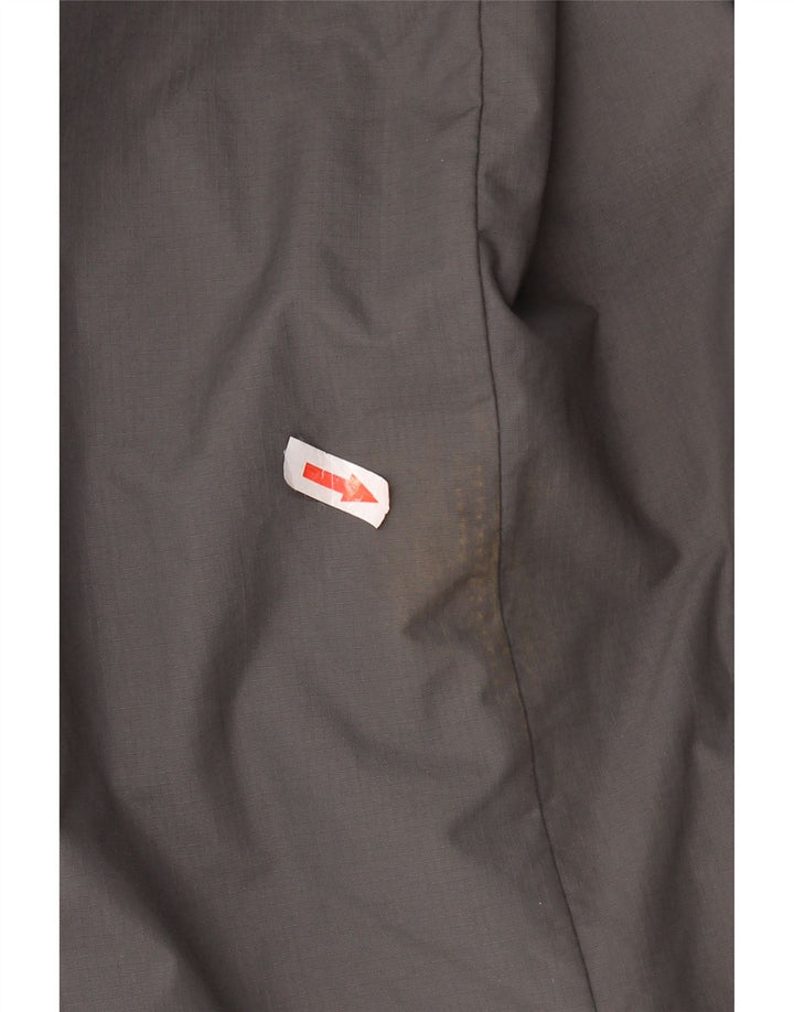 SUPERDRY Mens Hooded Windbreaker Jacket UK 38 Medium Grey Nylon